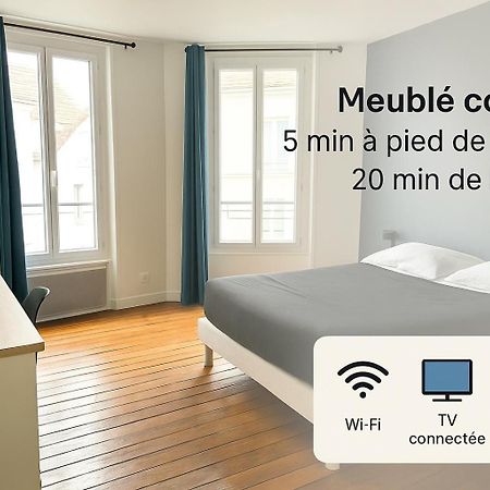 Appartement Maciet 4- Centre Ville Meaux-Gare-Disney Экстерьер фото